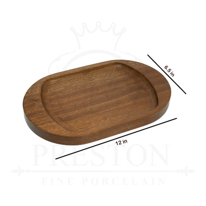 Wooden Multi Purpose Platter 6.5x12 "