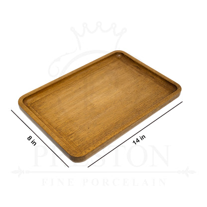 Wooden Serving Platter 7x14"