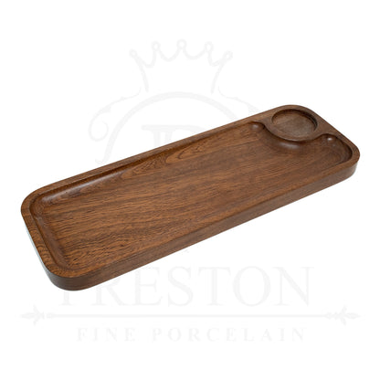 Wooden Rectangular Long Platter 6x14 "