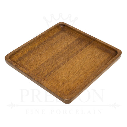 Wooden Serving Square Platter 12x12"