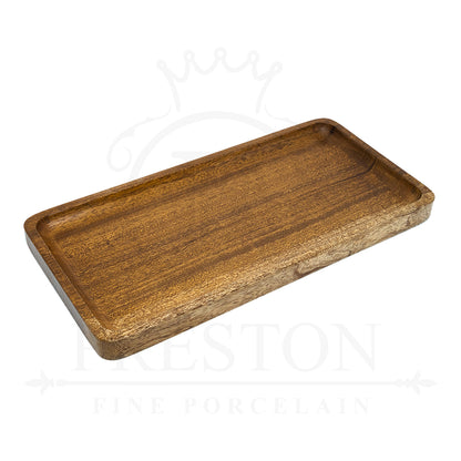 Rectangular Wooden Platter 6x10"