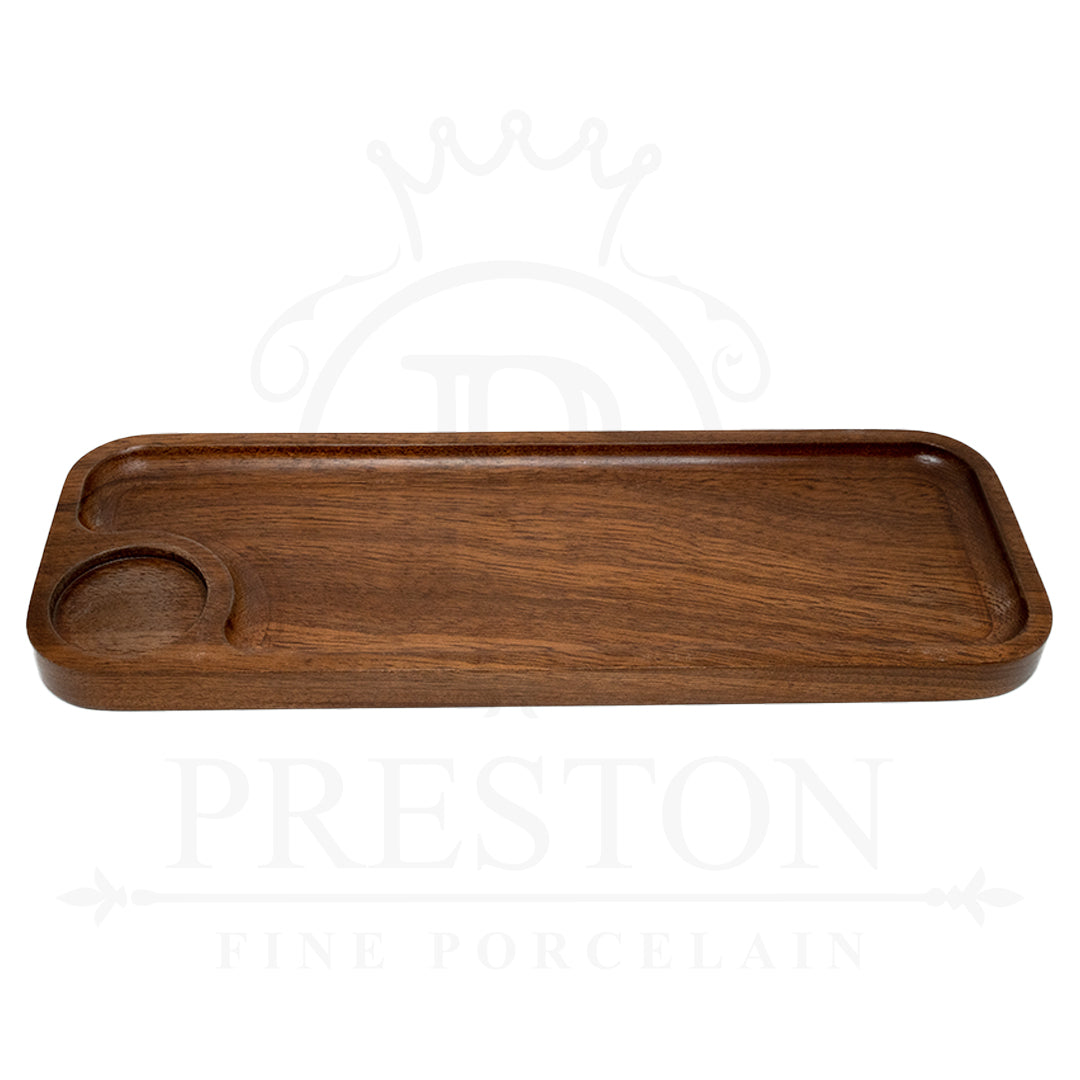 Wooden Rectangular Long Platter 6x14 "