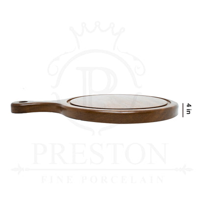 Round Pizza Board With Handle 16x16*2.5"