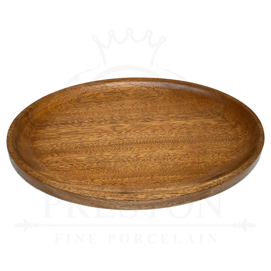 Wooden Oval Platter 8x16"