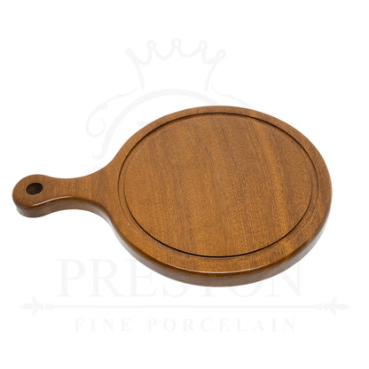 Round Pizza Board With Handle 10x10*2.5"