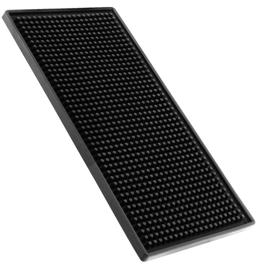 Rubber Bar Service Mat, Leakproof & Non Slip Black Countertop Spill Mats